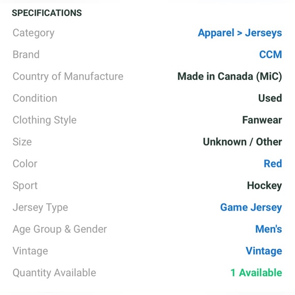 Rare Vintage New Jersey Devils Red CCM Air
Knit Jersey Men’s Size L NHL - Picture 13 of 13